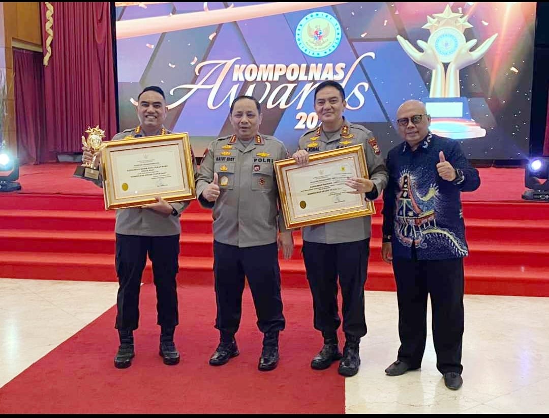 Polresta Pekanbaru Raih Peringkat Pertama Terbaik Kompolnas Award 2022