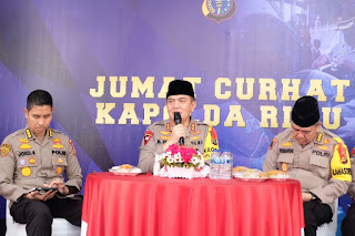 Jumat Curhat Bersama Kapolda Riau, Warga Ungkapkan Keluhan dan Harapan