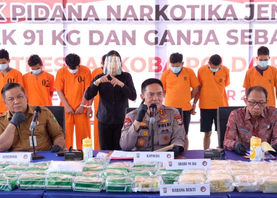 Sepanjang Tahun 2022 Polda Riau Berhasil Amankan Narkoba 800 Kg