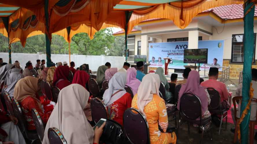 Kantor Pertanahan Kab. Kuantan Singingi ikuti GEMAPATAS serentak di seluruh indonesia