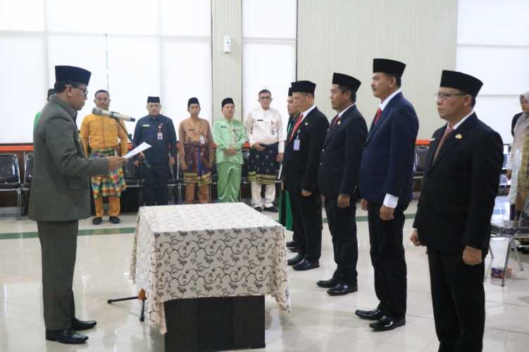 Awal Tahun, PLT Bupati Kuansing Lantik 4 Pejabat Eselon III