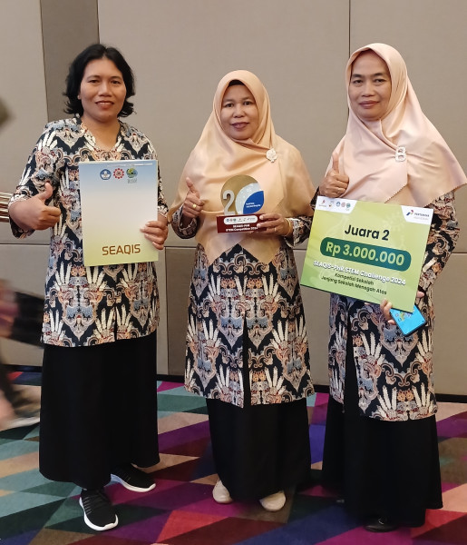 Ukir Prestasi Gemilang, SMAN 1 Pinggir Raih Juara 2 Pada Ajang SEAQIS - PHR STEM Competition