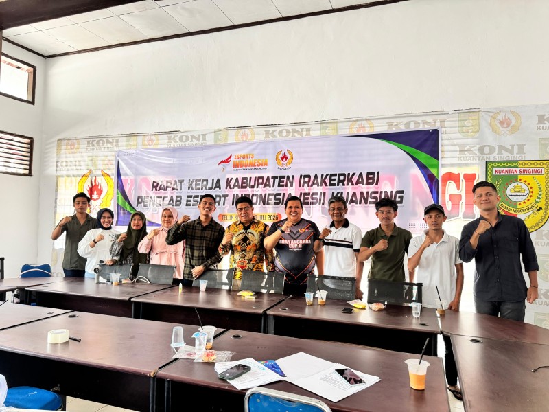Targetkan 2 Emas Pada Porprov Riau 2026, ESI Kuansing Gelar Raker Bahas Kejuaraan Kabupaten