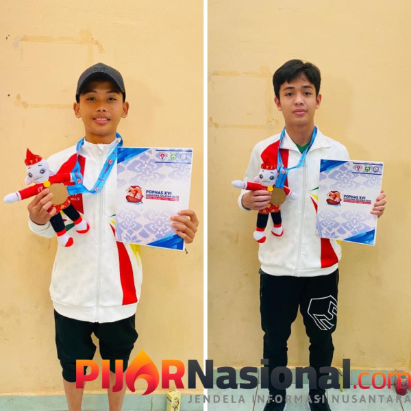 Atlet Cabor Pencak Silat Sumbang 2 Medali Perunggu Untuk Riau Pada Popnas XVI Palembang