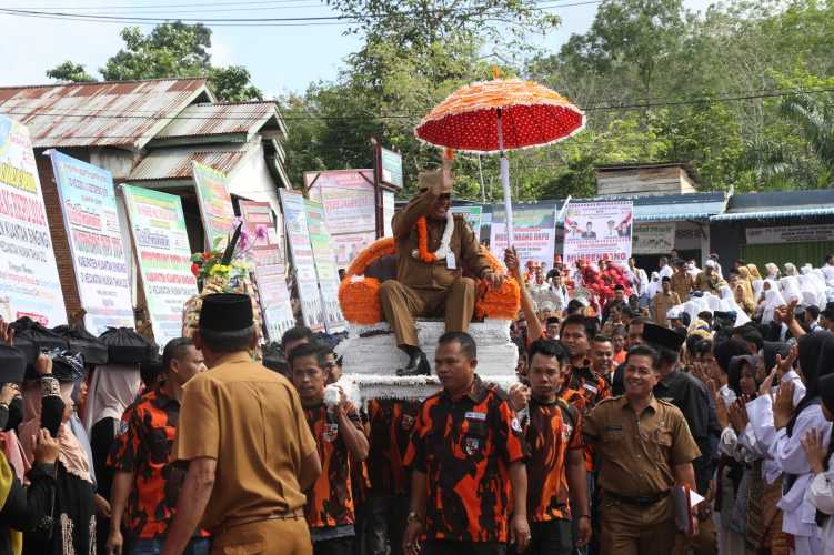 PLT Bupati Suhardiman Amby Ubah Wajah Inuman Dengan Bangun Jalan Jalur Dua Tahun Ini