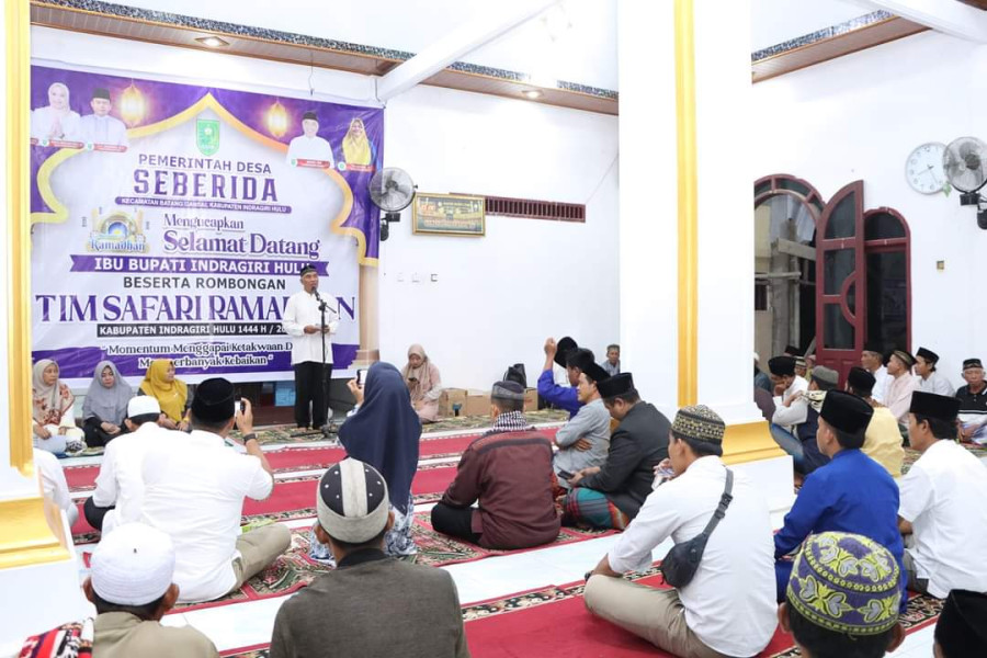 Pemkab Inhu Gelar Safari Ramadhan di Masjid Nurul Yaqin Siberida