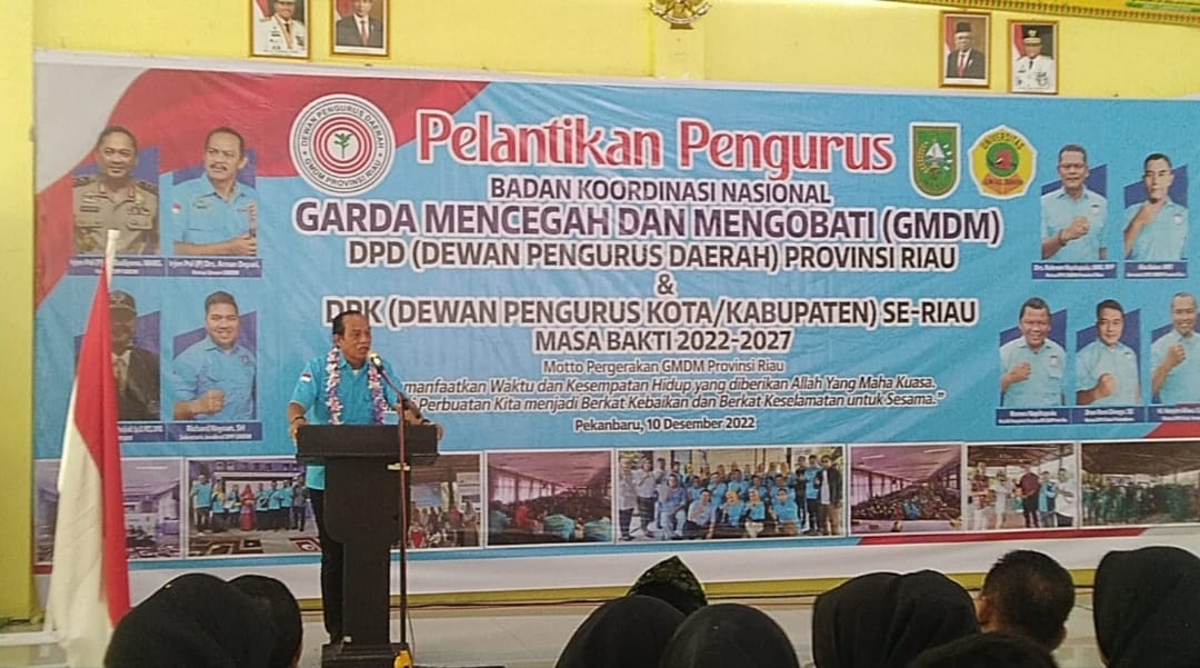 Irjen Pol (Purn) Arman Depari Lantik DPD GMDM Provinsi Riau 2022-2027, Berikut Susunan Lengkap Pengurusnya