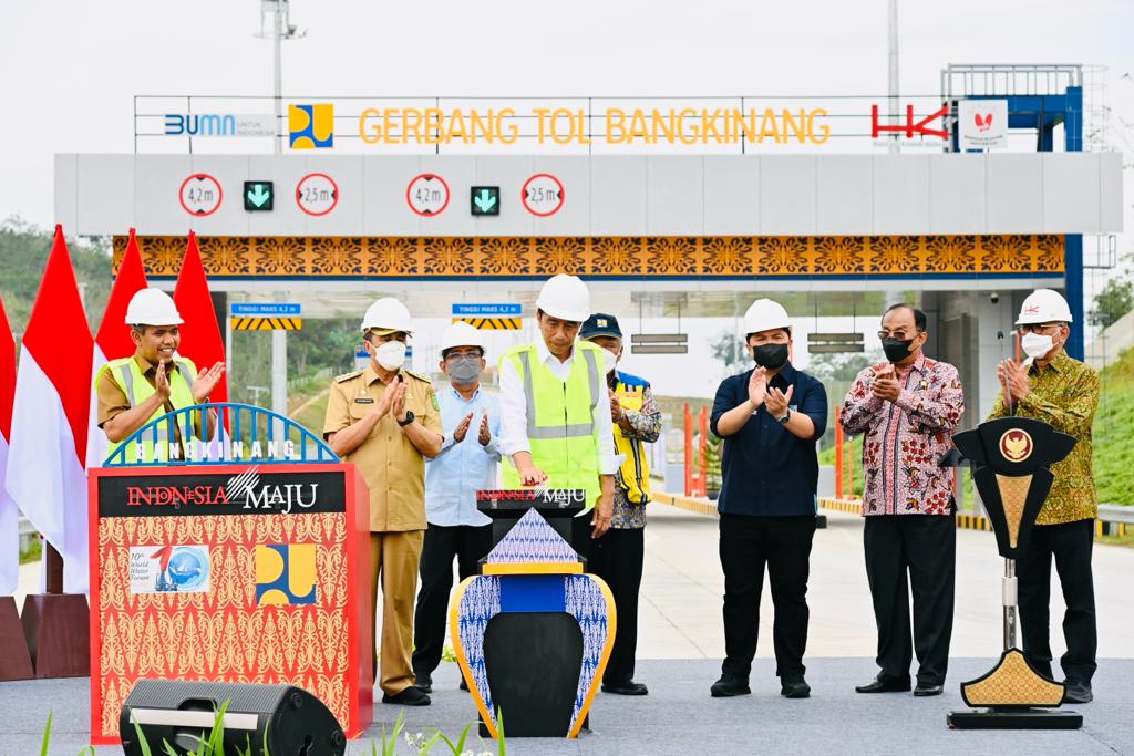 Tol Pekanbaru - Bangkinang Diresmikan Langsung Presiden Indonesia Joko Widodo