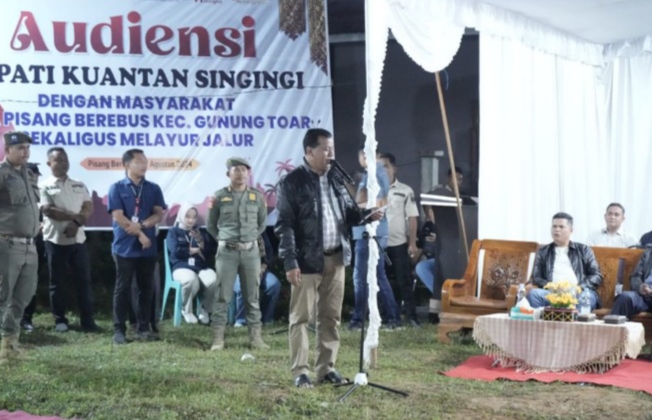 Terkumpul 111 Juta Saat Melayur Jalur Pendekar Panjang Bukit Siguntur, Kades Pisber Sampaikan Terimakasih Kepada Bupati Kuansing