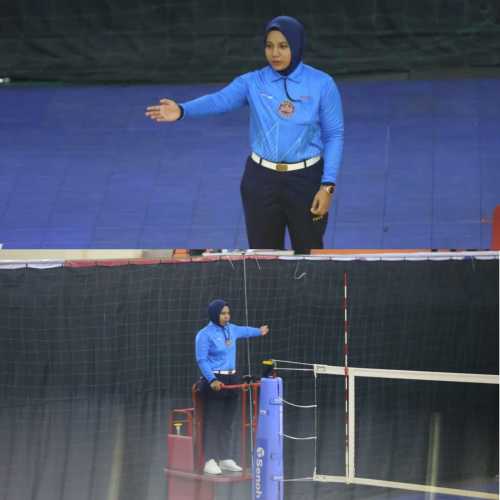 Membanggakan, Rahmi Oktaryas Jadi Wasit Perempuan asal Riau di Proliga 2023